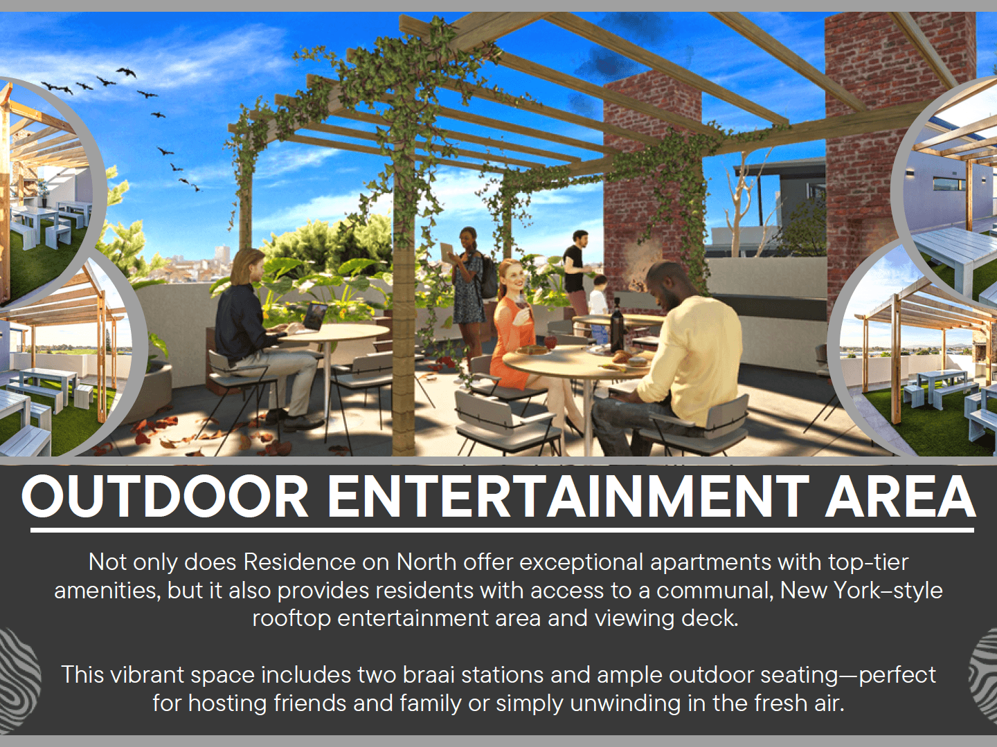 Outdoor entertainment area